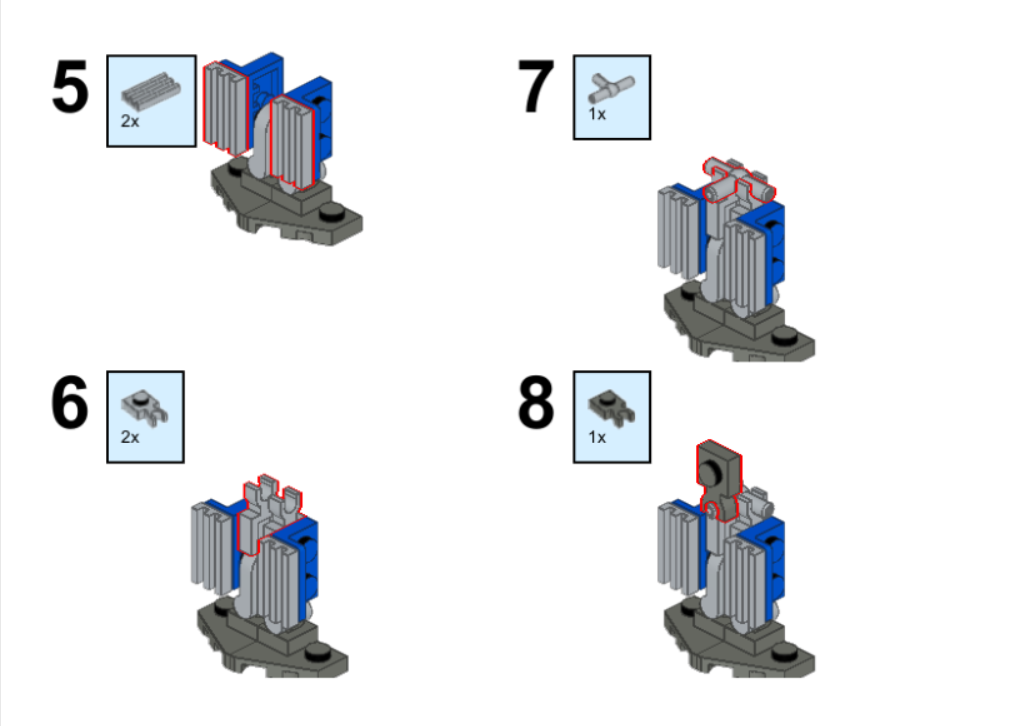 Starscream Transformer Instructions and Parts List