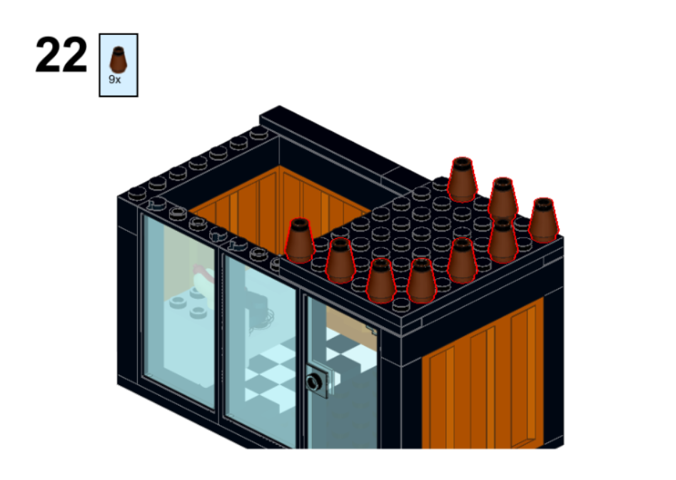 Lego Shipping Container Instructions and Parts List