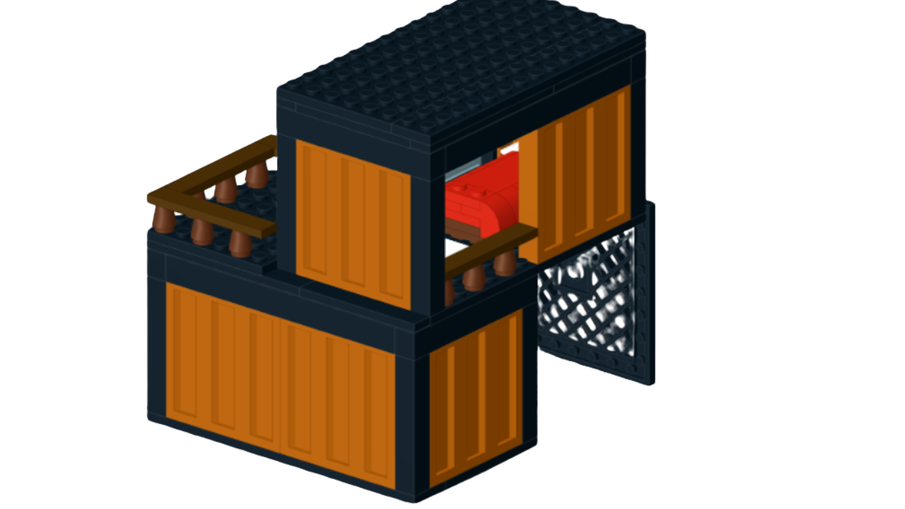 Lego Shipping Container Instructions and Parts List