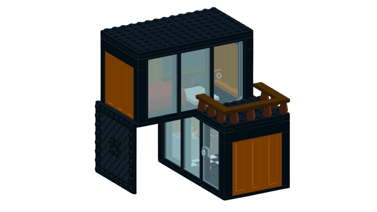 Lego Shipping Container Instructions and Parts List